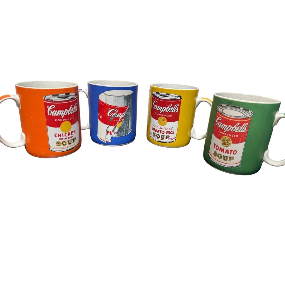 Andy Warhol Campbell's Soup Mugs Set – BLOCK China Pop Art Collection
